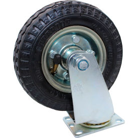 6" Air Pneumatic Rubber Swivel Caster, 300 lb. Capacity
