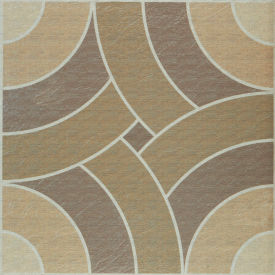 Retro Self Adhesive Vinyl Floor Tile, 12" x 12", Swirl, 20 Pack