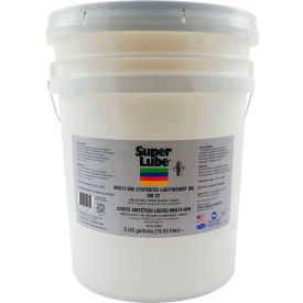 Super Lube Multi-Use Synthetic Lightweight Oil, ISO 22, 5 Gallon Pail