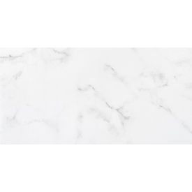 Self Adhesive Vinyl Floor Tile, 12" x 24", Luxe White, 20 Pack