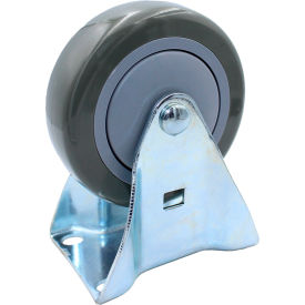 4" Industrial Strength Polyurethane Rigid Caster, 375 lb. Capacity