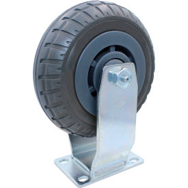 6" Extreme-Duty Synthetic Rubber Rigid Caster, 400 lb. Capacity