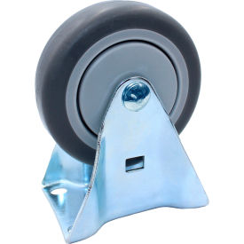 4" General Purpose Thermoplastic Rigid Caster, 300 lb. Capacity
