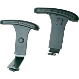 Value-Line Adjustable Chair Arms For Lexington/V4 Series, Black