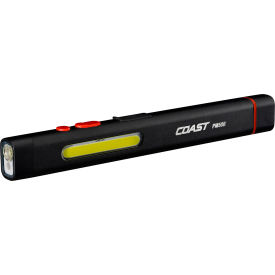 LED Rechargeable Inspection Worklight with Laser, 255 Lumens, Black