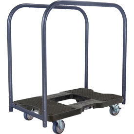 General Purpose E-Track Panel Cart Dolly, 4" Casters, 1200 lb. Capacity, Black
