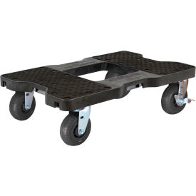 Extreme-Duty E-Track Dolly, 6" Casters, 1600 lb. Capacity, Black