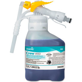 Diversey Crew Bathroom Cleaner & Scale Remover, Surfactant Scent, 50.7 oz Spray Bottle, 2/Case
