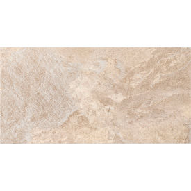 Self Adhesive Vinyl Floor Tile, 12" x 24", Azurro Marble, 20 Pack