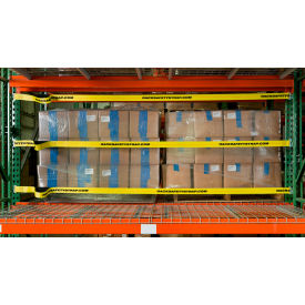 Rack Safety Strap For 102" Bay, J Hook Attachment, 1.10 lbs., Yellow