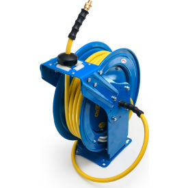 OilShield Dual Arm Spring Return Air Hose Reel, 300 PSI, 1/2" ID x 100'L