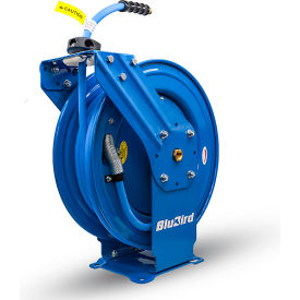 Dual Arm Spring Return Air Hose Reel, 300 PSI, 3/4" ID x 50'L
