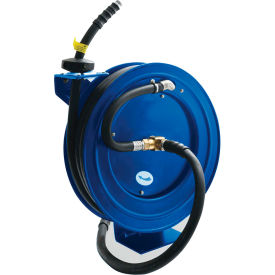 Heavy Duty Single Arm Fuel Transfer Hose Reel, 100 PSI, 3/4" ID x 35'L
