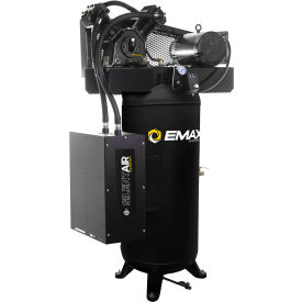 Single-Stage Stationary Air Compressor, Vertical, 60 Gallon Cap., 5 HP, 19 CFM