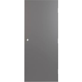 Fortis Doors Universal/Reversible Steel Door Slab, Single Bore, Cylindrical Prep, 18 Ga, 42"W x 96"H