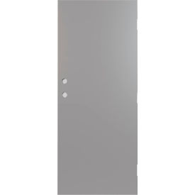 Universal/Reversible Steel Door Slab, Double Bore, Cylindrical Prep, 18 Ga, 36"W x 80"H