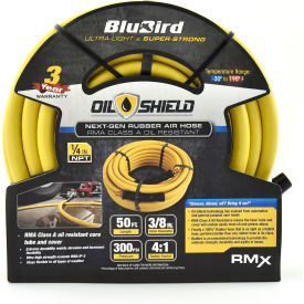 Rubber Air Hose Assembly, 3/8" ID x 50'L