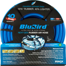 Rubber Air Hose Assembly, 3/8" ID x 100'L