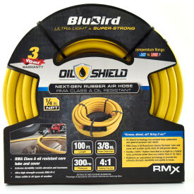 Rubber Air Hose Assembly, 3/8" ID x 100 Feet