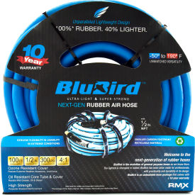 Rubber Air Hose Assembly, 1/2" ID x 100'L