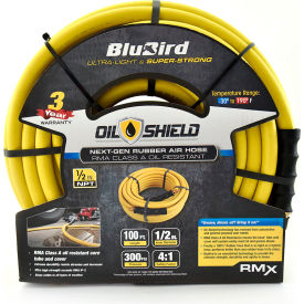 Rubber Air Hose Assembly, 1/2" ID x 100'L