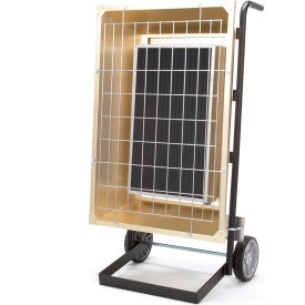 Portable Electric Infrared Heater, 6500W, 277V, 20"L x 17-1/2"W x 45"H, Gold