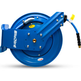 Dual Arm Spring Return Air Hose Reel, 300 PSI, 1/2" ID x 100'L