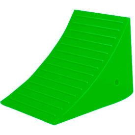 General Purpose Wheel Chock, Polyurethane, 245000 lb. Load Capacity, 17"L x 14"W x 14"H