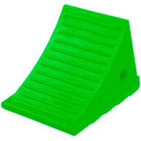 General Purpose Wheel Chock, PU, 30000 lb. Load Cap., 8-1/2"L x 7-1/2"W x 6-1/4"H