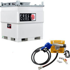 FuelCube Diesel Fuel Storage Tank w/ 115V Pump Kit & Level Gauge, 243 Gal. Capacity