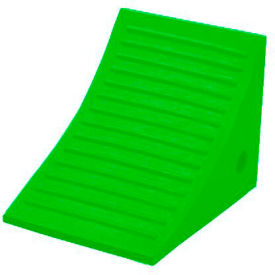 General Purpose Wheel Chock, PU, 40000 lb. Load Cap., 11-1/4"L x 8"W x 8-1/4"H