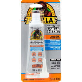 Waterproof Caulk & Seal Tube, 2.8 oz. Capacity, Clear
