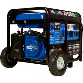 Portable Generator with Electric Start, Gasoline/LP/Natural Gas, 10500 Rated Watts