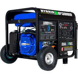 Dual Fuel Portable Generator with Electric Start, Gasoline/LP, 10500 Rated Watts