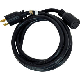 10' Heavy Duty Generator Power Cord with Cord Haner, 30A, 10GA, 240V