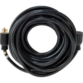 50' Heavy Duty Generator Power Cord with Cord Hanger, 30A, 10GA, 240V