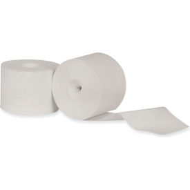 Coreless High Capacity Bath Tissue, 2-Ply, 4"Lx3-11/16"W 750 Sheets/Roll, White, 12 Rolls