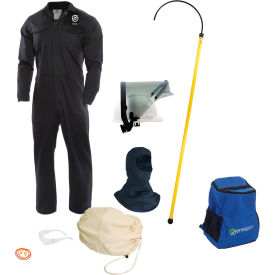 EV Hazard Protection with Coverall, 12 cal/cm, Rescue Hook, No Gloves, 3XL