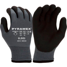 Insulated Cut Resistant Dipped Gloves, HPT Coated, ANSI A3, XL, Gray