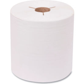 Advanced Hand Towel Roll, Notched, 1-Ply, 8"W x 800'L, White, 960 Sheets/Roll, 6 Rolls