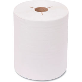 Advanced Hand Towel Roll, Notched, 1-Ply, 8"W x 450'L, White, 491/Roll, 6 Rolls
