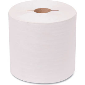 Advanced Hand Towel Roll, Notched, 1-Ply, 7-1/2"Wx1000'L, White, 1200Sheets/Roll, 6 Rolls