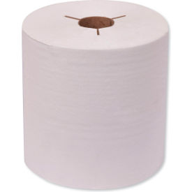 Universal Hand Towel Roll, Notched, 1-Ply, 8"W x 800'L, Natural White, 960/Roll, 6 Rolls