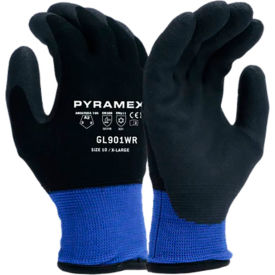 Insulated Cut Resistant Dipped Gloves, HPT Coated, ANSI A3, L, Black