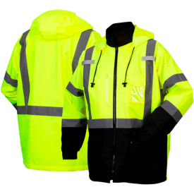 Pyramex® RP31 Parka Jacket, XL, Hi-Vis Lime
