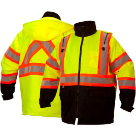 Winter Jacket, XL, Hi-Vis Lime