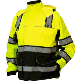 Parka Jacket, 5XL, Hi-Vis Lime