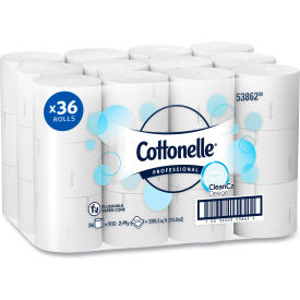 Cottonelle Clean Care Bathroom Tissue, Septic Safe, 2-Ply, White, 900 Sheets/Roll, 36 Rolls/Case
