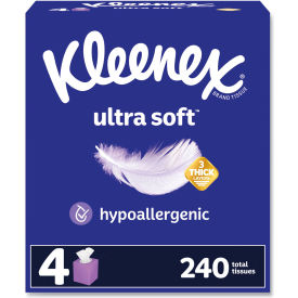 Ultra Soft Facial Tissue, 3-Ply, White, 60 Sheets/Box, 12 Boxes/Case