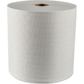 Hard Roll Paper Towels with Premium Absorbency Pockets, 1-Ply, 8'Wx425'L, White,12 Rolls